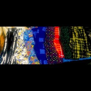 LOT OF 8 PAIRS OF NEW ONE SIZE LULAROE LEGGINGS